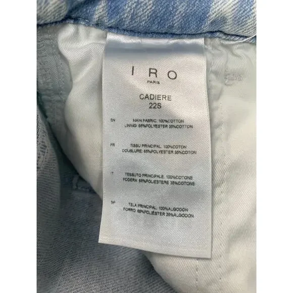 NWT - IRO Cadiere Snow Bleach High Waist Jeans